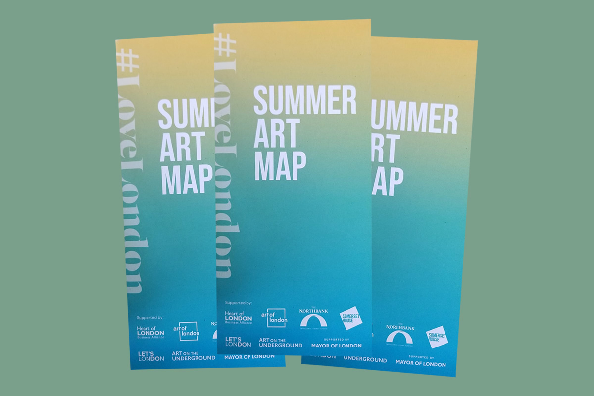 Summer Art Map printing